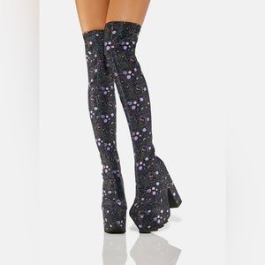 Care Bears Labyrinth Thigh High Boots Size 9 US Women’s